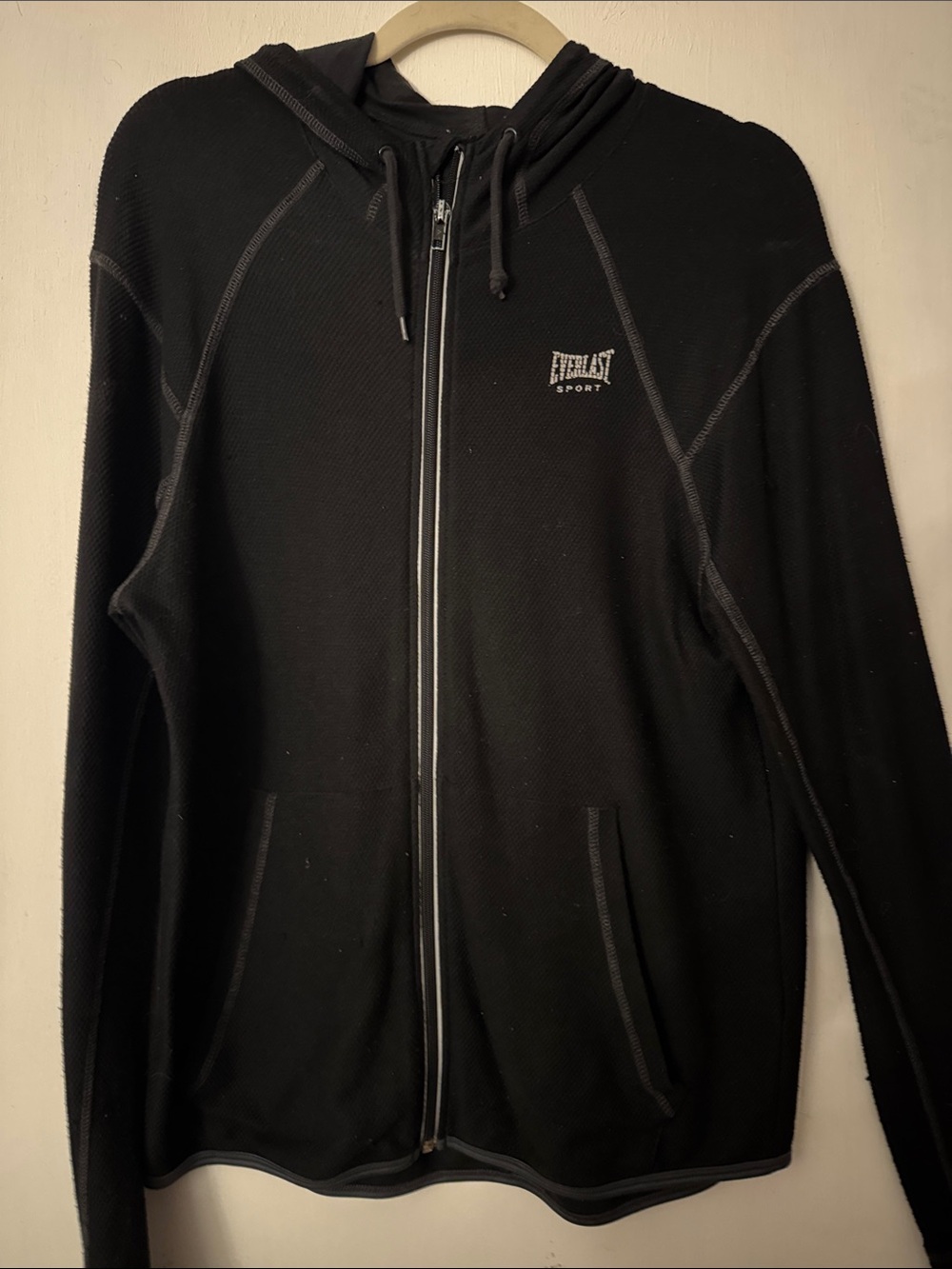 Everlast Black Full-Zip Men's Hoodie Jacket